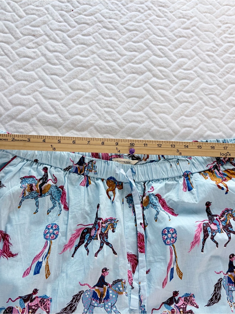 Printfresh 100% Organic Cotton Horse Show Pajama Pants Size XL Comfy Equestrian - Picture 9 of 14